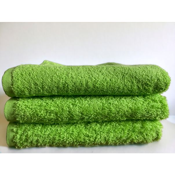 VIKTORIJA Peškir Indy 70x130cm glat 400g/m2 zeleni - VLK000663-zeleni