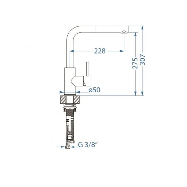 ALVEUS Slavina Zeos P crna mat - 1136505