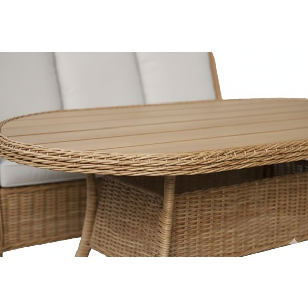 ZEN GARDEN Baštenska garnitura Palmera, ratan/natur - ZG 030000