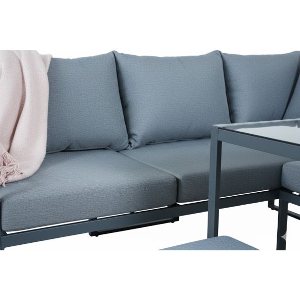 ZEN GARDEN Baštenska garnitura Vento, siva - ZG 031166