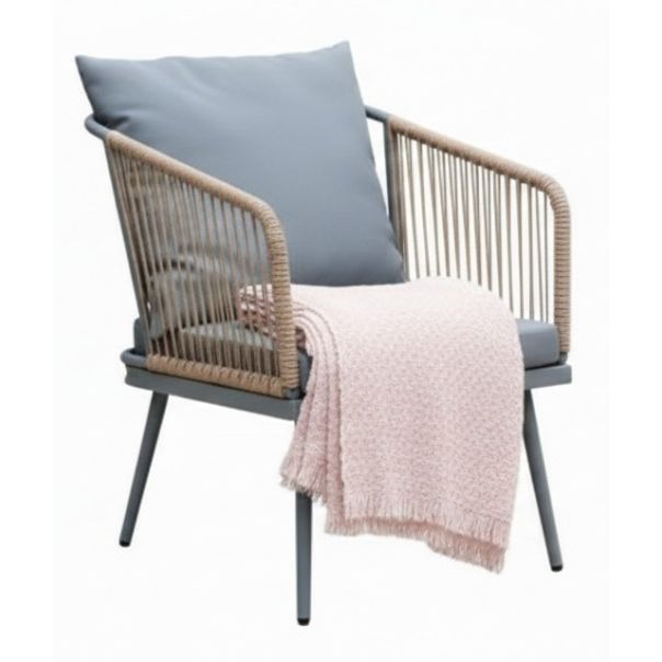 ZEN GARDEN Baštenska garnitura Dali, ratan/braon - ZG 031221B