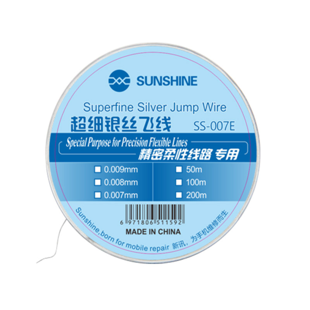 Žica za obnavljanje vodova SUNSHINE SS-007E 200m/0.007mm srebrna - 610681