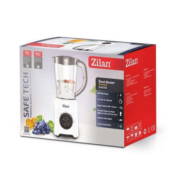 ZILAN Blender ZLN3703, bela - ZLN3703