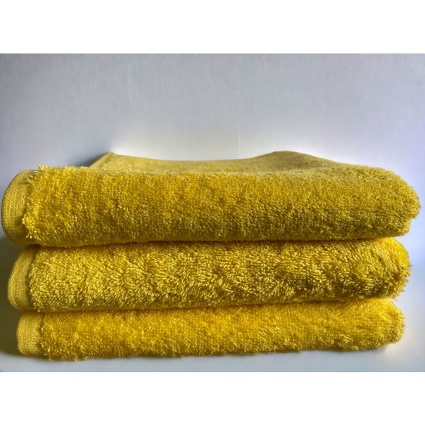 VIKTORIJA Peškir Indy 70x130 glat 400g/m2 žuti - VLK000663-zuti
