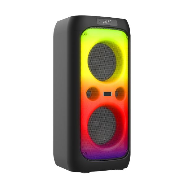 Bežični Bluetooth zvučnik sa dva mikrofona BKK K6505A, crna - ZV1009