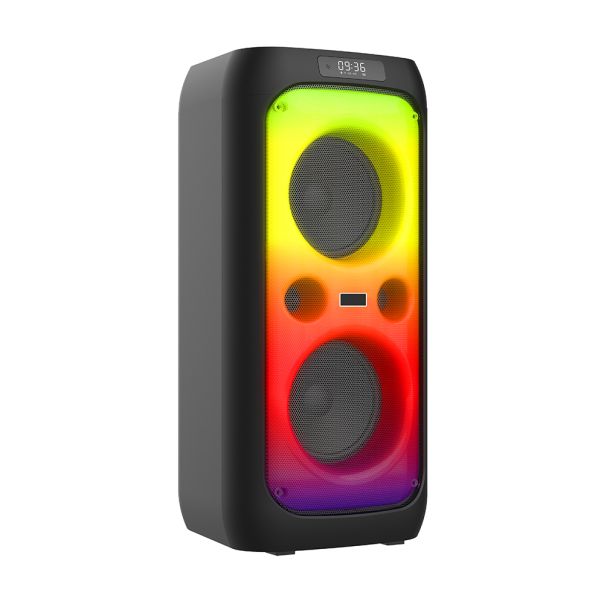 Bežični Bluetooth zvučnik sa dva mikrofona BKK K6505B, crna - ZV1010