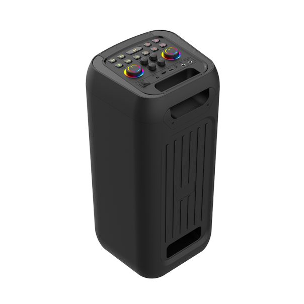 Bežični Bluetooth zvučnik sa dva mikrofona BKK K6505B, crna - ZV1010