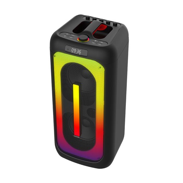 Bežični Bluetooth zvučnik sa dva mikrofona BKK K6506A, crna - ZV1011