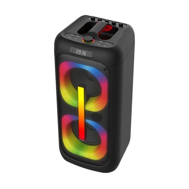 Bežični Bluetooth zvučnik sa dva mikrofona BKK K6507A, crna - ZV1013