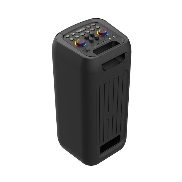 Bežični Bluetooth zvučnik sa dva mikrofona BKK K6507B, crna - ZV1014