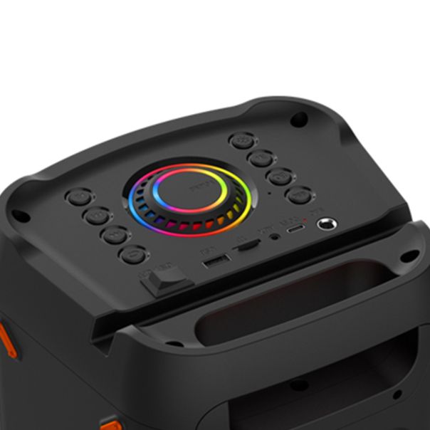 Bežični Bluetooth zvučnik sa dva mikrofona BKK B69, crna - ZV1016