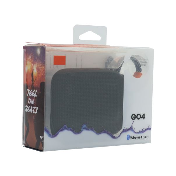 Bežični Bluetooth zvučnik GO4, crna - ZV1040