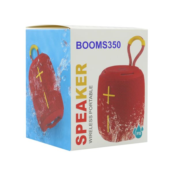 Bežični Bluetooth zvučnik S350, crvena - ZV1046