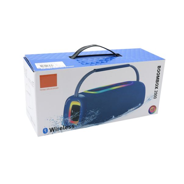 Bežični Bluetooth zvučnik X2000, plava - ZV1050