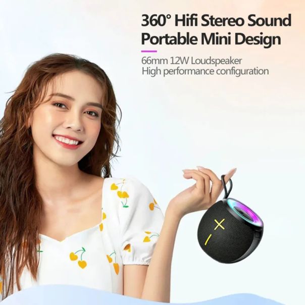 AWEI Bežični Bluetooth zvučnik KA19, crna - ZV1057