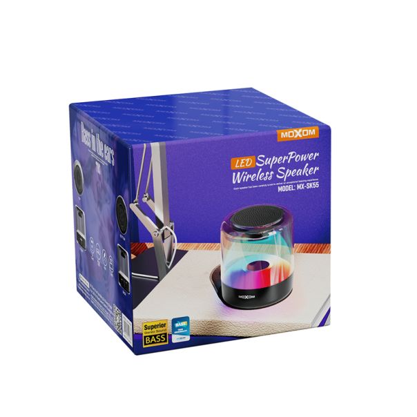 MOXOM Bluetooth zvučnik MX-SK55, crna - ZV1066