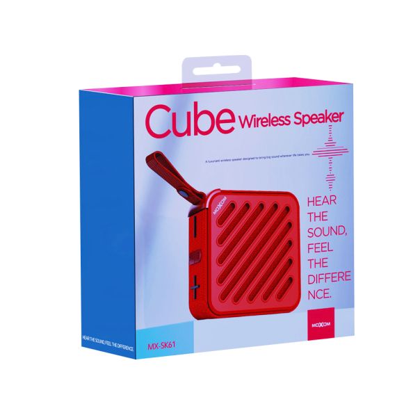 MOXOM Bežični Bluetooth zvučnik MX-SK61, crvena - ZV1068