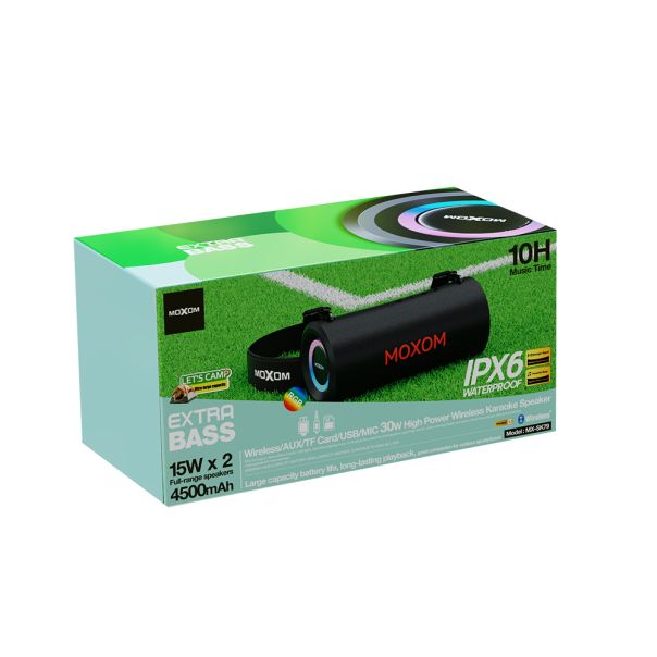 MOXOM Bluetooth zvučnik MX-SK79, crna - ZV1111