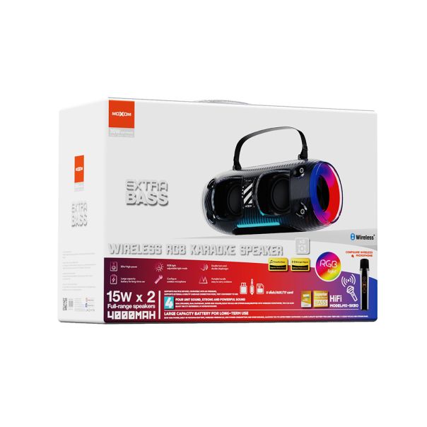 MOXOM Zvučnik bluetooth MX-SK80, crna - ZV1112