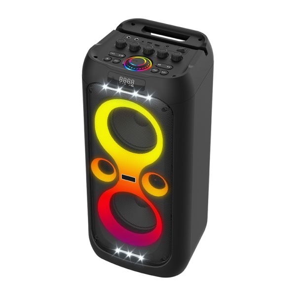 Bluetooth zvučnik BKK K6501C sa dva mikrofona, crna - ZV1115