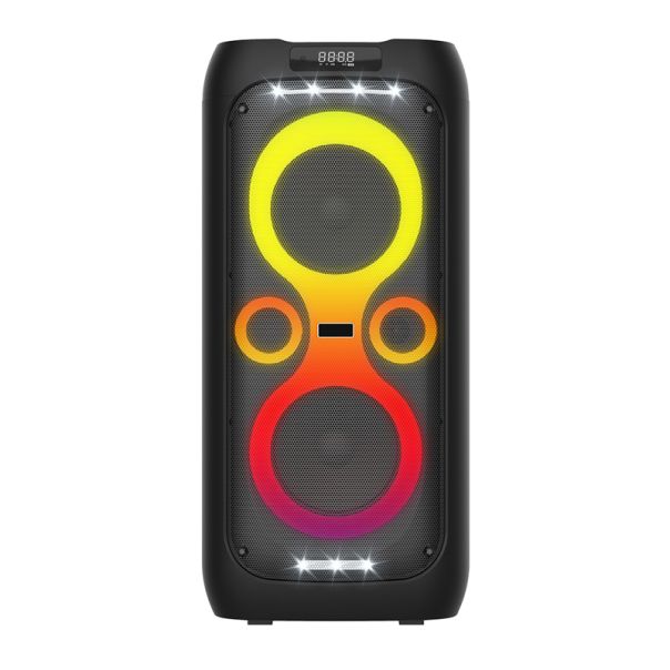 Bluetooth zvučnik BKK K6501C sa dva mikrofona, crna - ZV1115