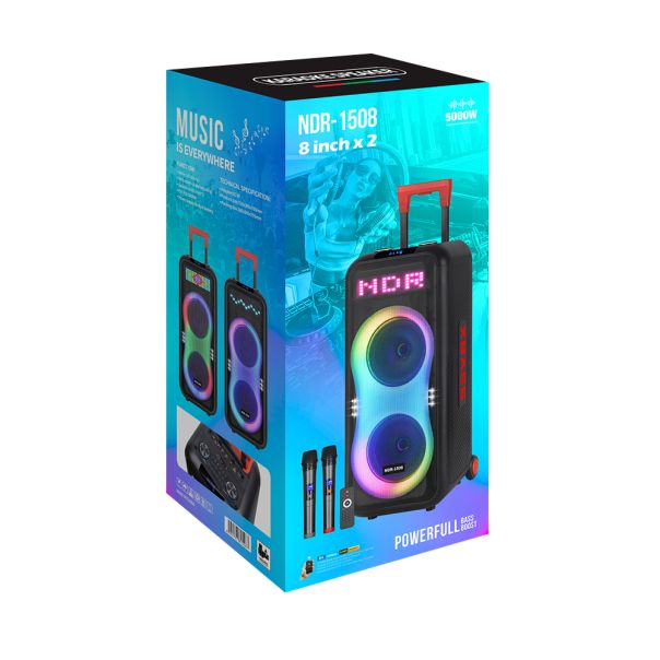 Bluetooth Zvučnik NDR-1508 40W 2*8