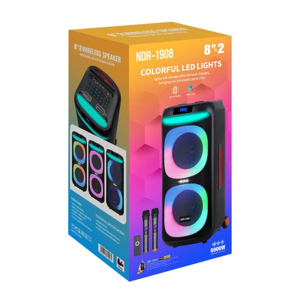 Bluetooth Zvučnik NDR-1908 40W 2*8