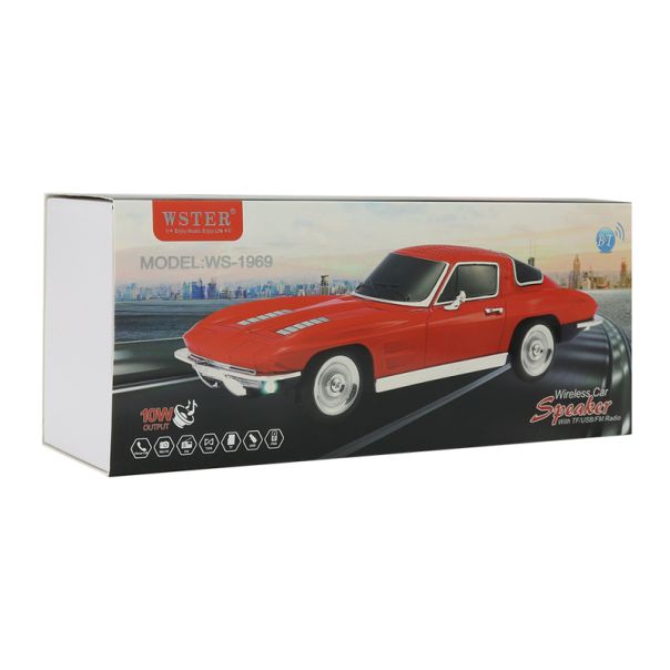 Bežični Bluetooth zvučnik WS-1969 auto, plava - ZV1149