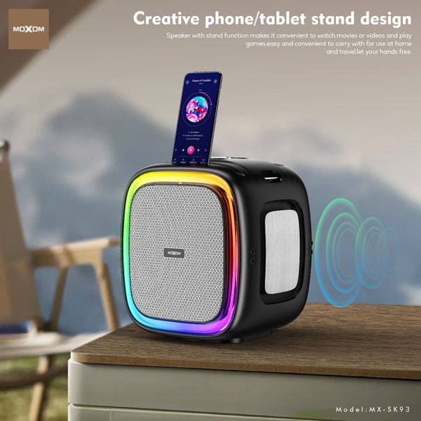 MOXOM Bluetooth zvučnik MX-SK93 100W sa mikrofonom, zelena - ZV1161