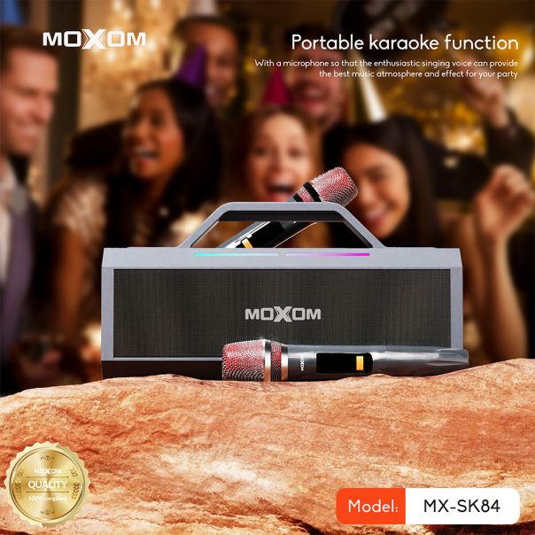 MOXOM Bluetooth zvučnik MX-SK84 150W, crna - ZV1162