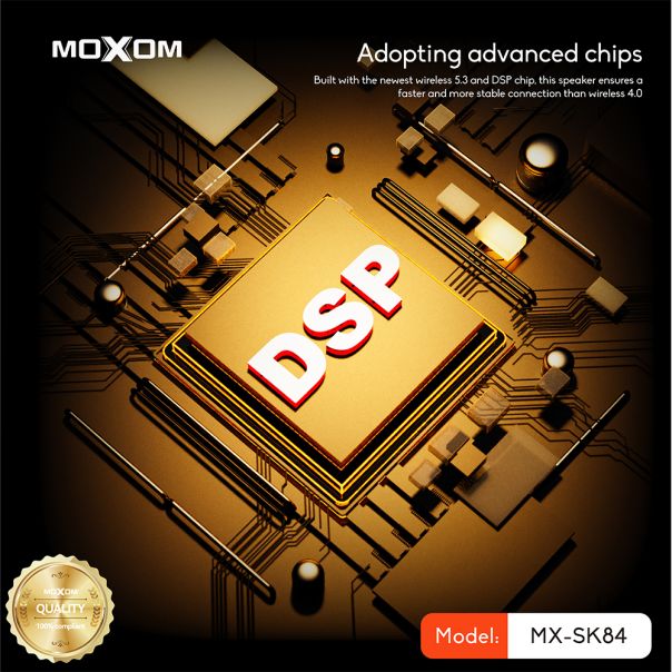 MOXOM Bluetooth zvučnik MX-SK84 150W, crna - ZV1162