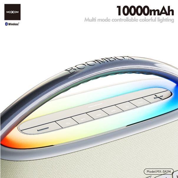 MOXOM Bluetooth zvučnik MX-SK94 80W sa mikrofonom, siva - ZV1164