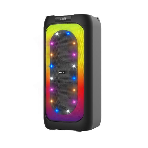 Bluetooth Zvučnik BKK K6502C sa dva mikrofona, crna - ZV1169