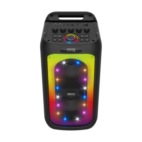 Bluetooth Zvučnik BKK K6502C sa dva mikrofona, crna - ZV1169