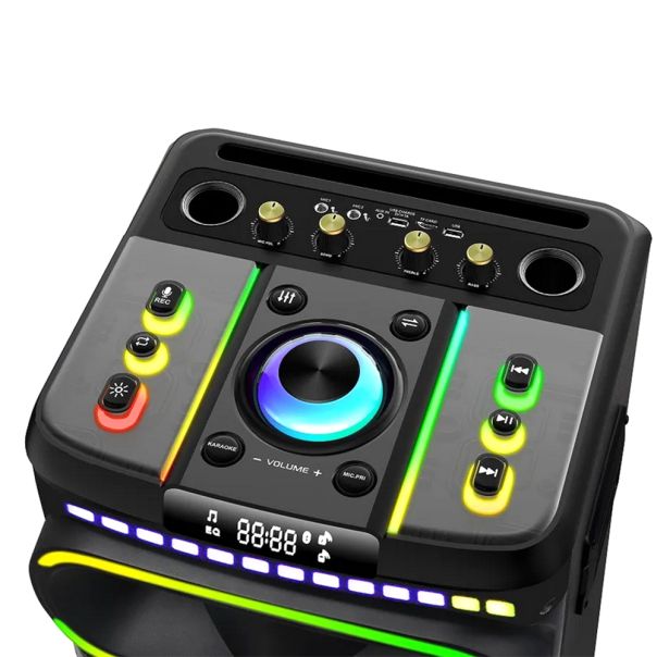 Bluetooth zvučnik NDR-3260 100W, sa dva mikrofona, crna - ZV1182