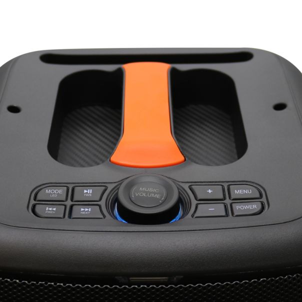 KARAOKE Bluetooth Zvučnik DP-1741 PLUS sa dva mikrofona, crna - ZV1188