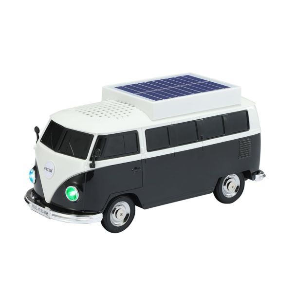 Bluetooth zvučnik WS-698 sa solarnim punjenjem auto, crno/bela - ZV1196