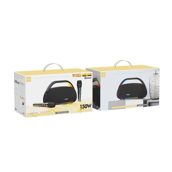 MOXOM Bežični Bluetooth zvučnik MX-SK103 sa dva mikrofona crni - EP2862046