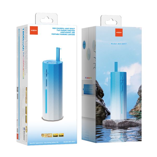 Zvučnik bluetooth Moxom MX-SK97 RGB plavi - EP2916398