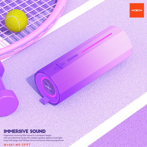 Zvučnik bluetooth Moxom MX-SK97 RGB plavi - EP2916398