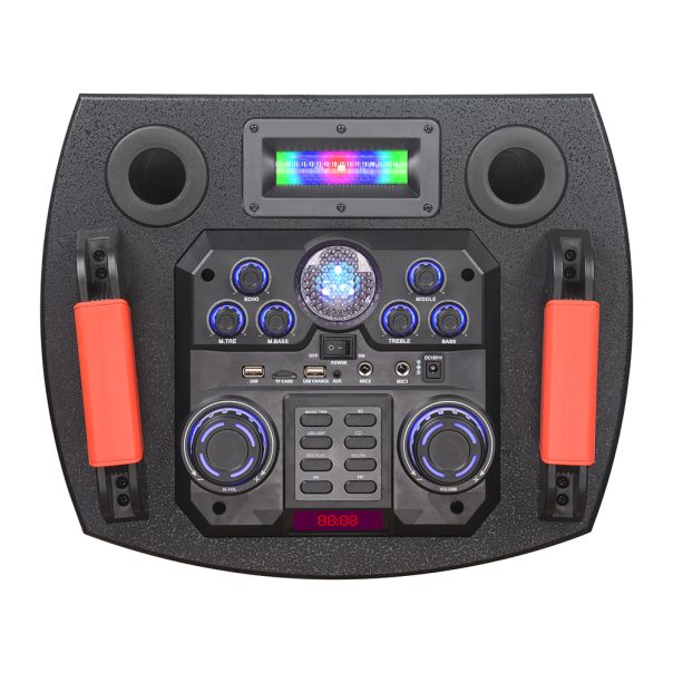 Zvučnik bluetooth NDR-1010S 100W 2*10 inca sa dva mikrofona crni - EP2904082