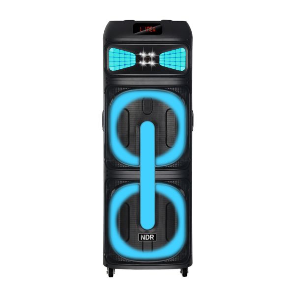 Zvučnik bluetooth NDR-2250 100W 2*12 inca sa dva mikrofona crni - EP2907427
