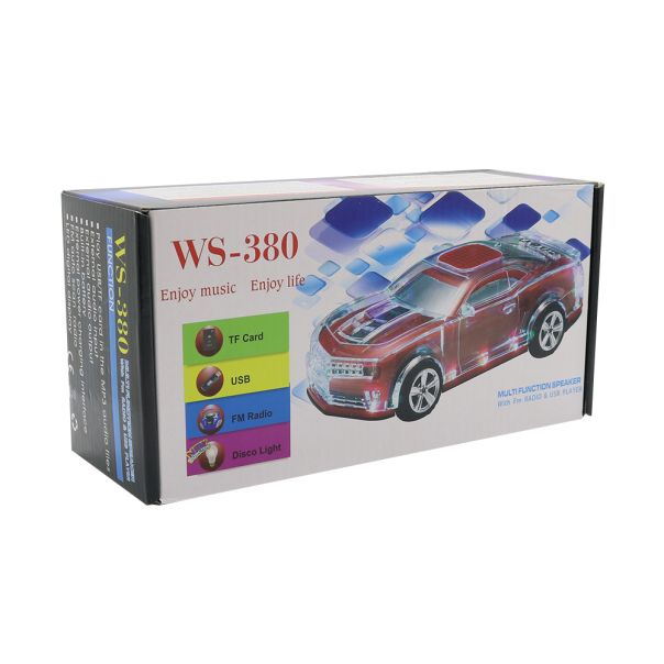 Bežični Bluetooth zvučnik WS-380 auto zuti - EP3090098