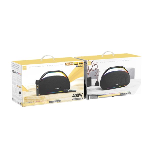 MOXOM Bežični Bluetooth zvučnik MX-SK104 sa dva mikrofona crni - EP3160037
