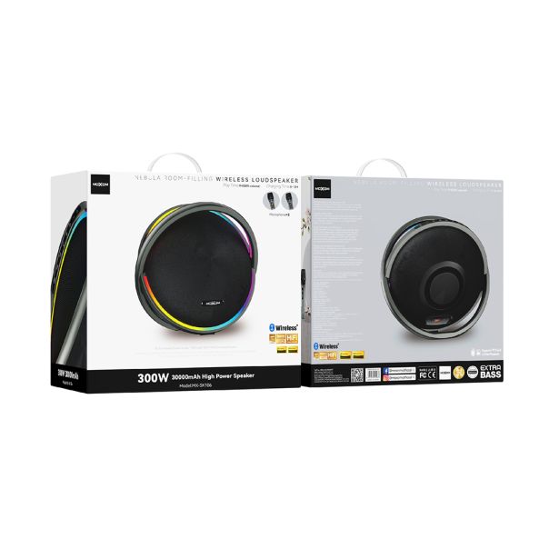 Zvučnik bluetooth Moxom MX-SK106 sa dva mikrofona crni - EP3168996