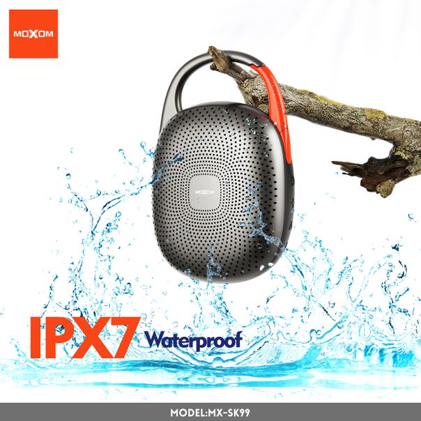 MOXOM Bežični Bluetooth zvučnik MX-SK99 vodootporni crna - EP3160046