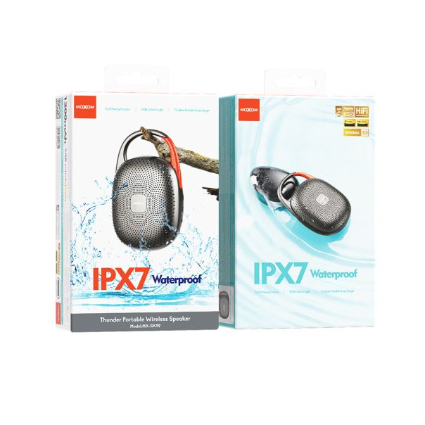 MOXOM Bežični Bluetooth zvučnik MX-SK99 vodootporni crna - EP3160046