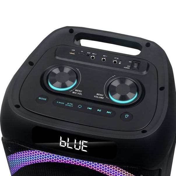 Bežični Bluetooth zvučnik NDR-1312 (DSP) 80W 2*12 inca sa dva mikrofona crni - EP3148335