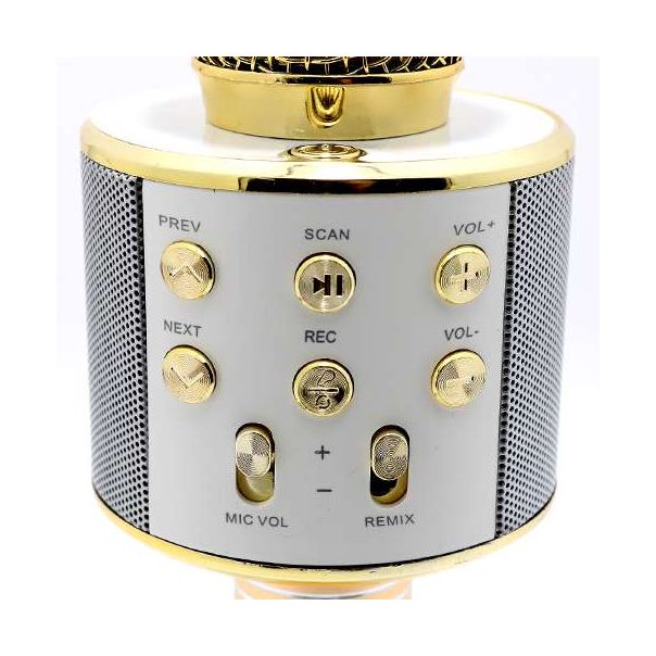 Mikrofon Bluetooth 858, zlatna - ZV311