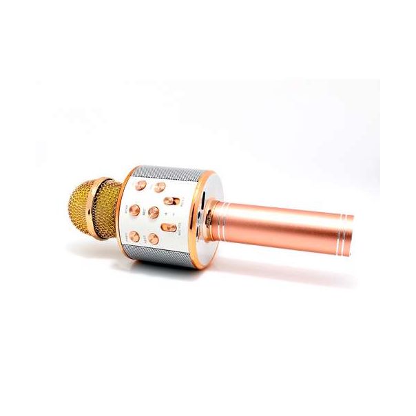 Mikrofon Bluetooth 858, roze - ZV312